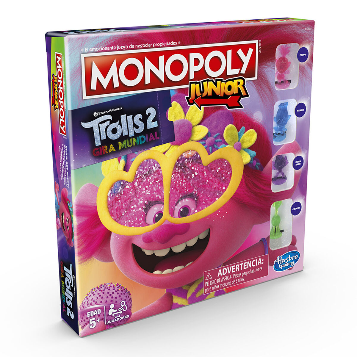 Monopoly Jr. Trolls (Movie 2020)