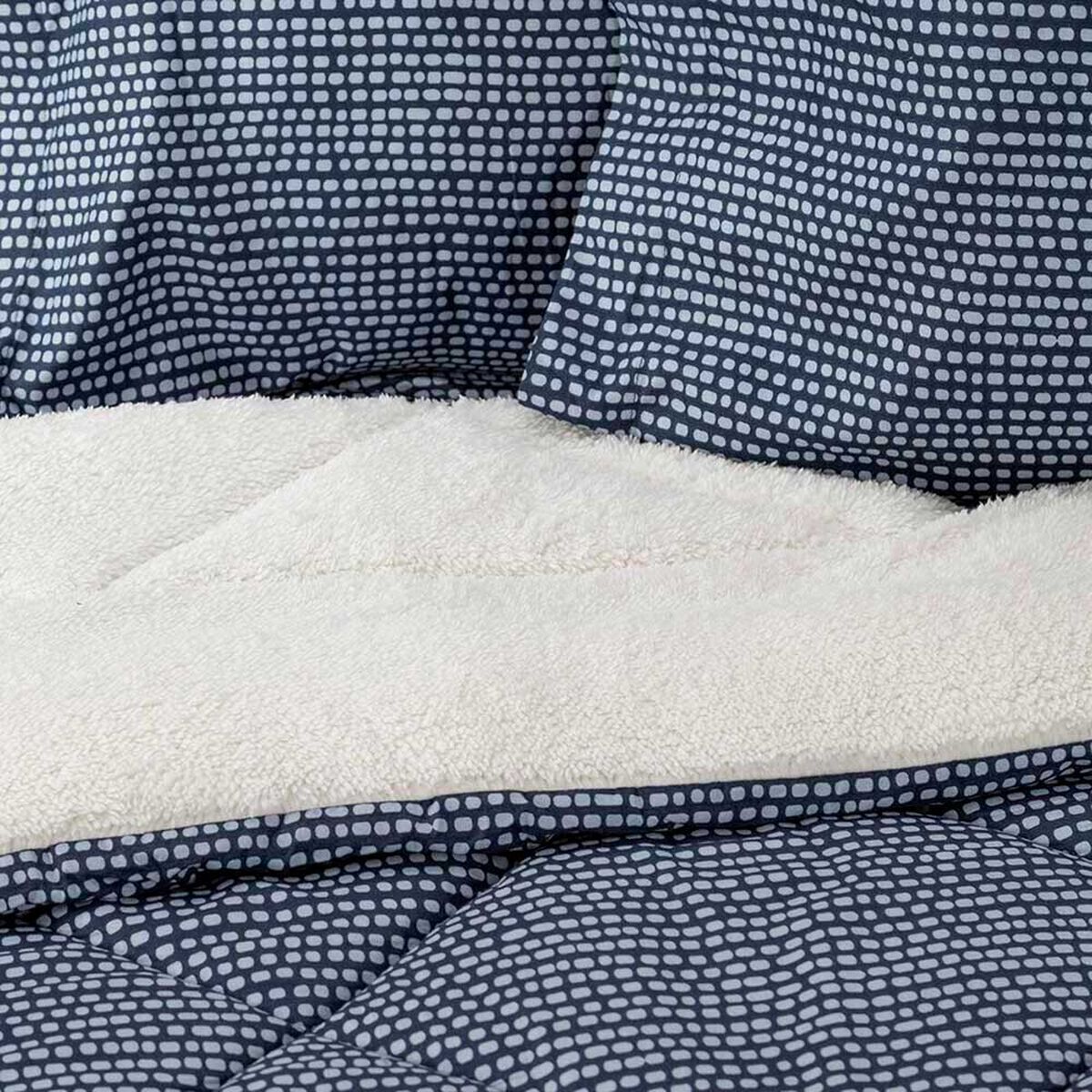 Plum&oacute;n Estampado Sherpa Casanova 1.5.Plazas