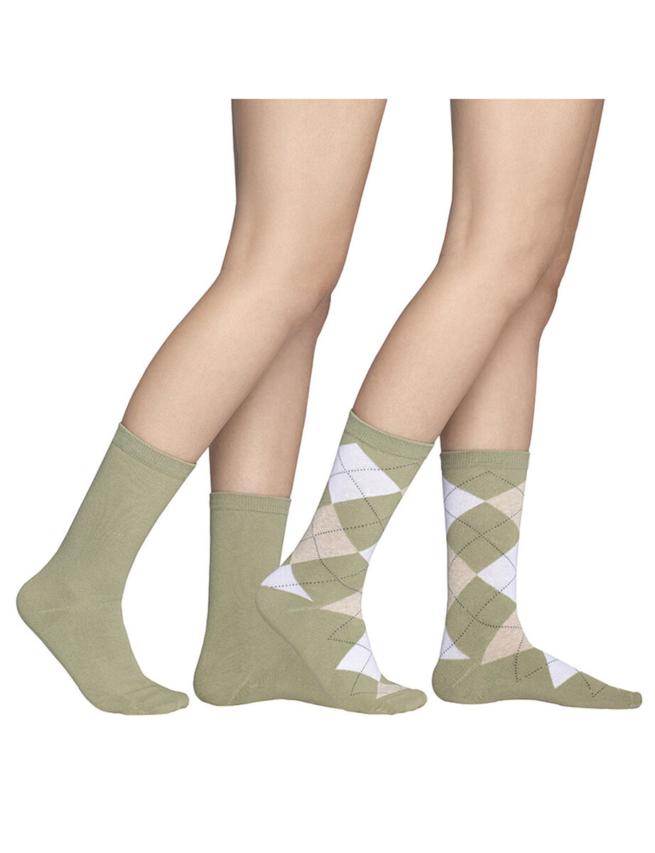 Pack 2 Calcetines Cortos Mujer Caffarena