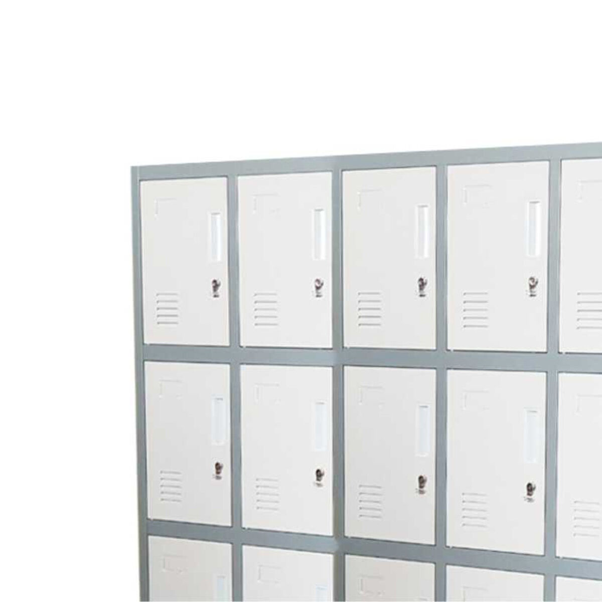 Locker 20 Puertas 5 Cuerpos Muebles Santiago Lk-5555