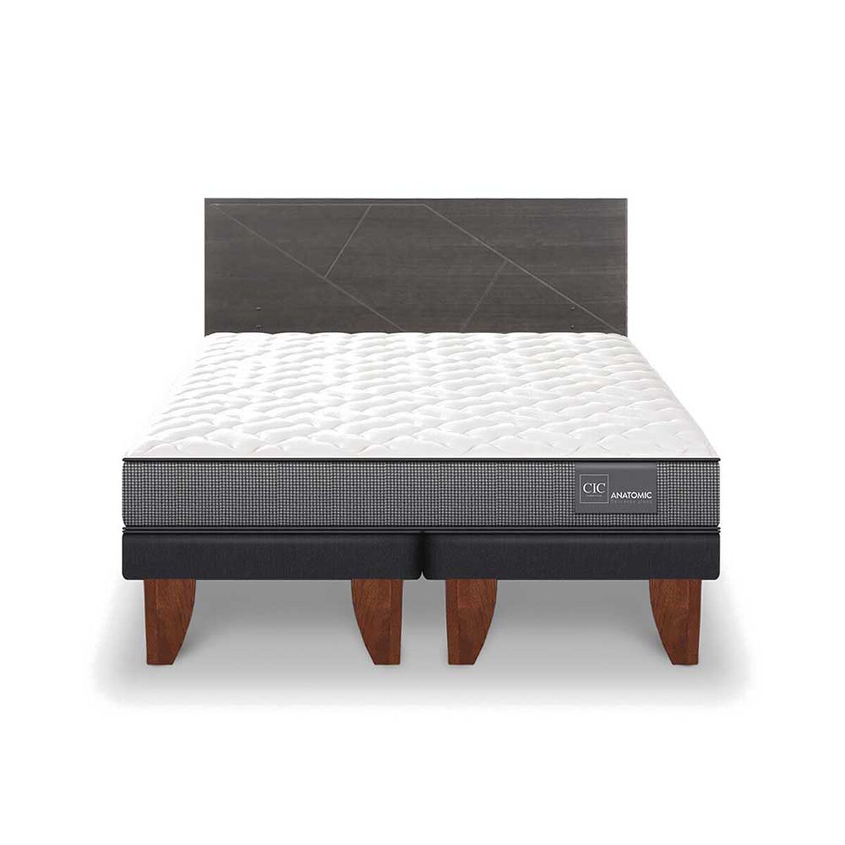 Cama Europea CIC King Anatomic + Respaldo Villarrica