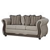 Juego de Living Black Factory Sofia Sofá 3 Cuerpos + Dos Sillones 1 Cuerpo Beige