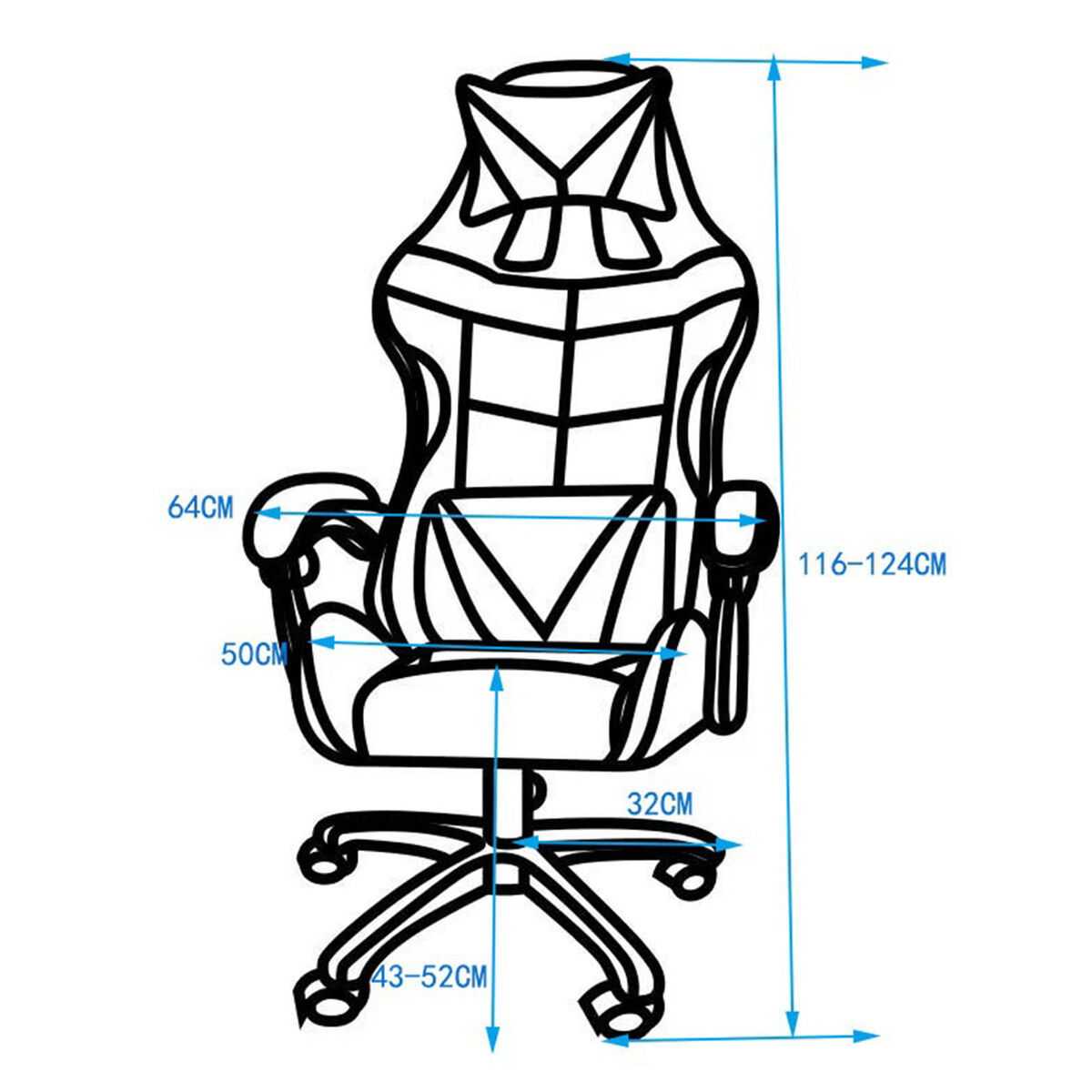 Silla Gamer Idetex Benja Negro