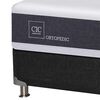 Box Spring CIC 1,5 Plazas Ortopedic + Respaldo + Velador
