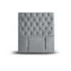 Respaldo Latam Home 1 Plaza Florencia Tela Velvet Gris