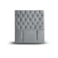 Respaldo Latam Home 1 Plaza Florencia Tela Velvet Gris