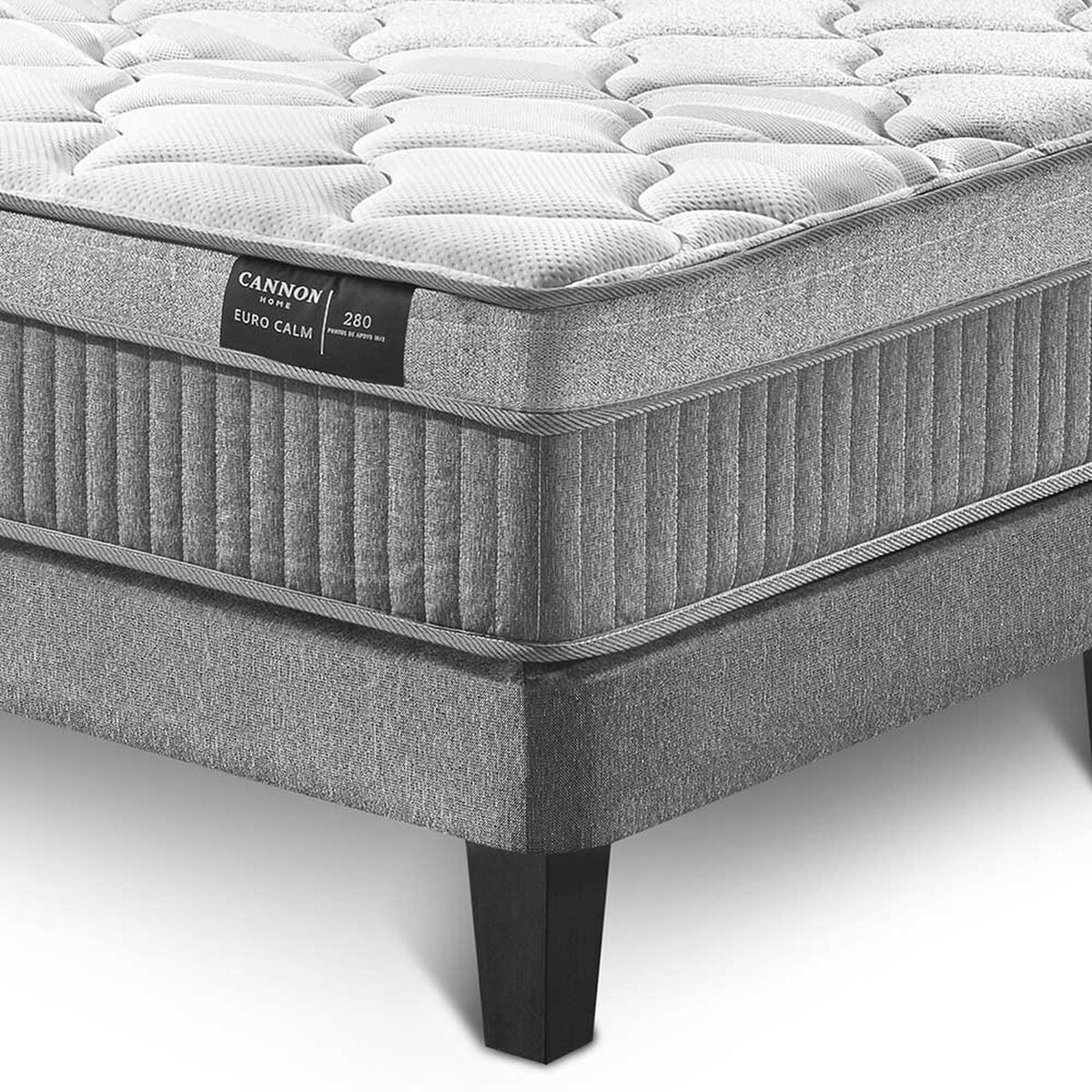 Cama Europea Cannon Base Dividida 2 Plazas Euro Calm