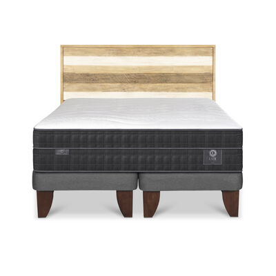 Imagen 1 del producto Cama Europea CIC 2 Plazas Lux + 1 Respaldo Loira