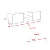 Rack TV TuHome Vassel Caramelo / Wengue  Hasta 80"