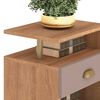Velador Vekkahome Iconic 1 Cajon Caf&eacute;