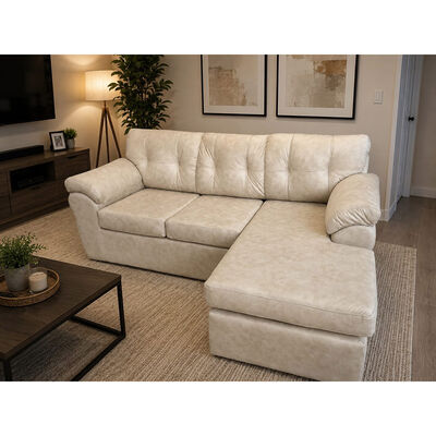 Seccional Reversible Dise&ntilde;o A&M Home Siena 5 Cuerpos Beige