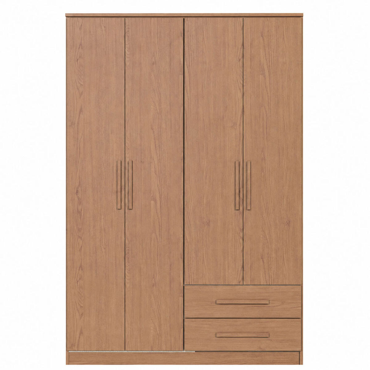 Closet Vekkahome Americano 4 Puertas 2 Cajones Caf&eacute;