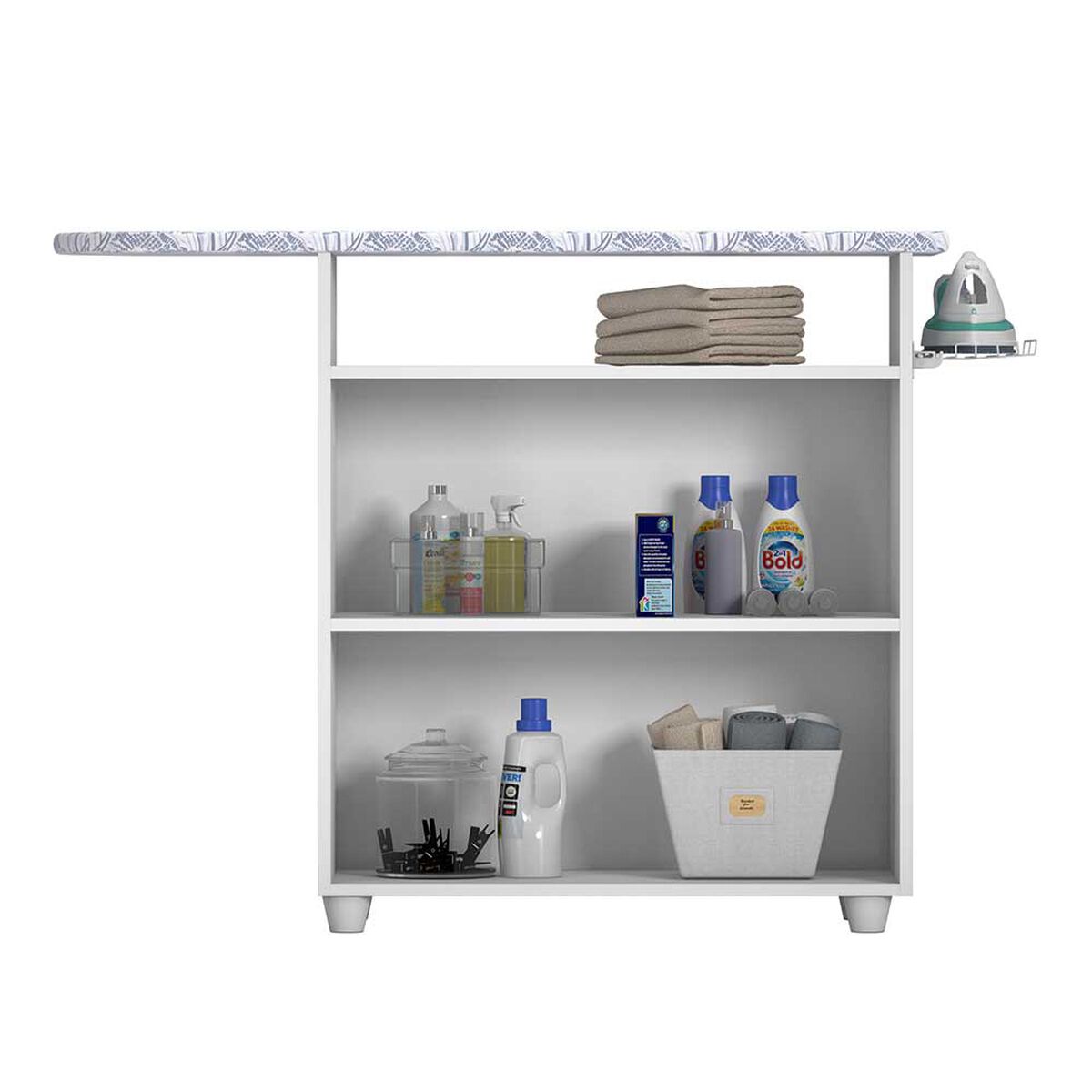 Mueble Autoservicio Home Mobili Gina 2 Puertas Blanco