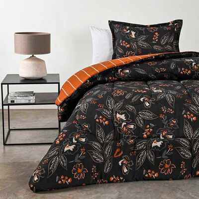 Plumón Cannon 1,5 Plazas Shadow Negro