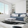 Alfombra Shaggy Idetex Geometric Blue 150 x 200 cm