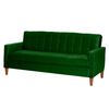 Futón Latam Home Genova Velvet 3 Cuerpos Verde