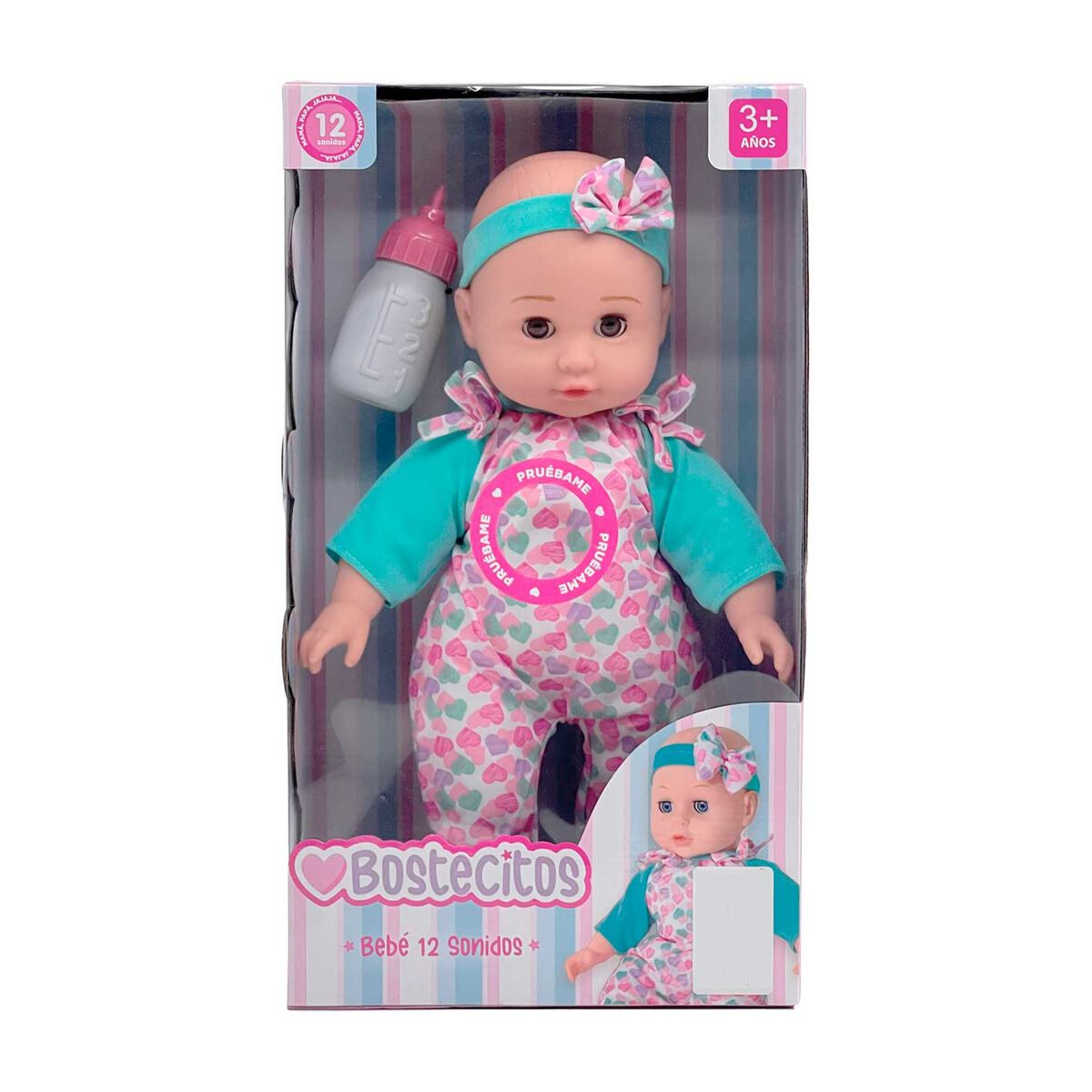 Muñeca 36 Cm 12 Sonidos Diseño Surtido Bostecitos