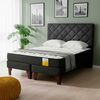 Cama Europea Drimkip 2 Plazas Funcional + Respaldo Rombos