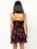 Vestido Corto Flores Sin Mangas Mujer Fiorucci