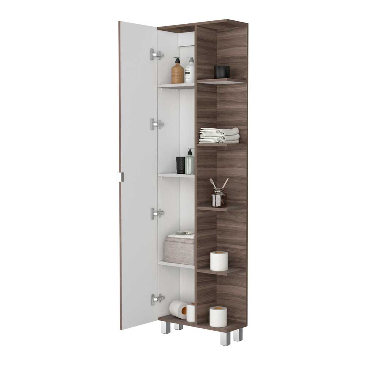 Estante Tuhome Bath 300 Avellana Blanco
