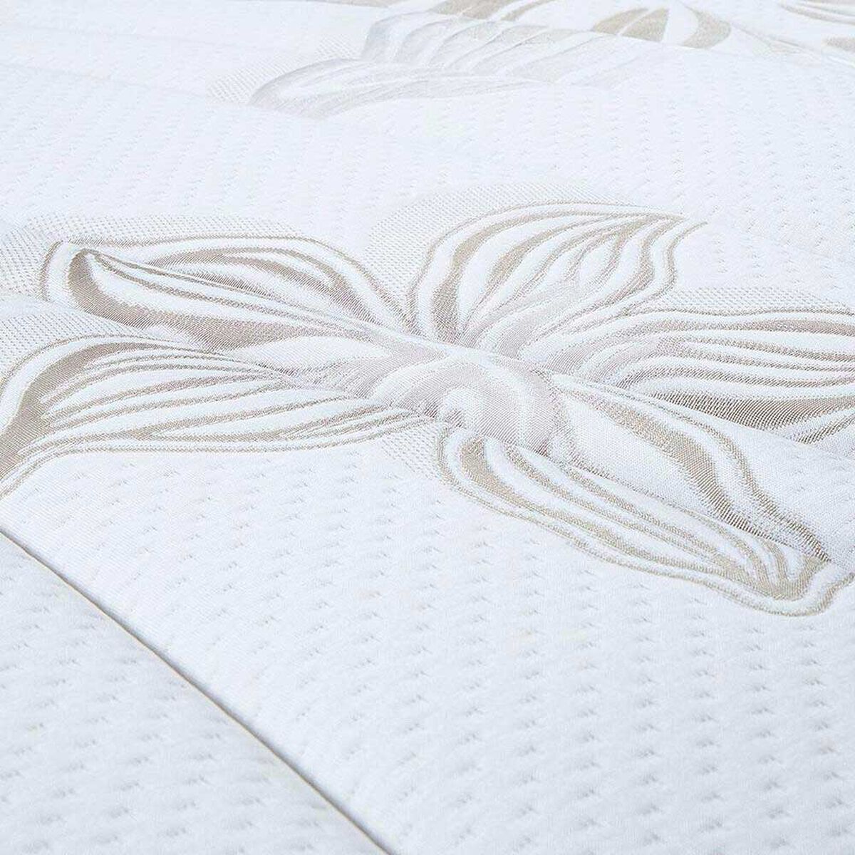 Cama Europea Rosen King Art 4 + Respaldo Ferrara Chocolate