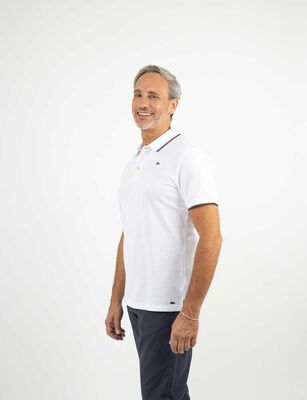 Imagen 1 del producto Polera Piqué Hombre Portman Club Blanco, Charcoal, Navy, Verde