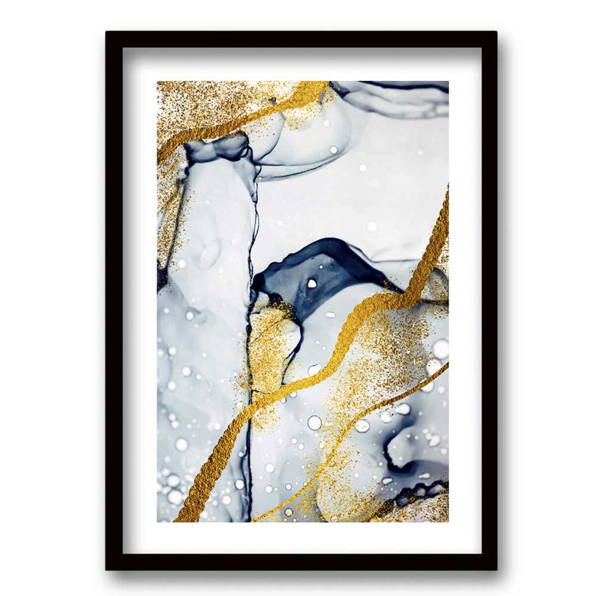 Cuadro Decorativo Retela Mar Dorado II 50 x 35 cm