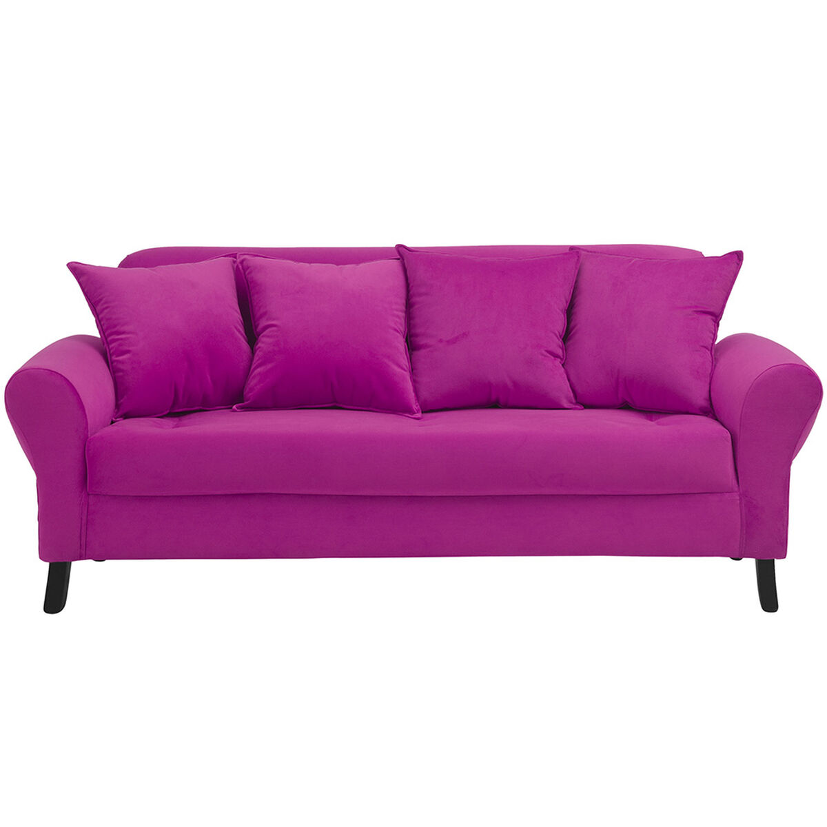 Sofá Bodevir Lua 3 Cuerpos Fucsia