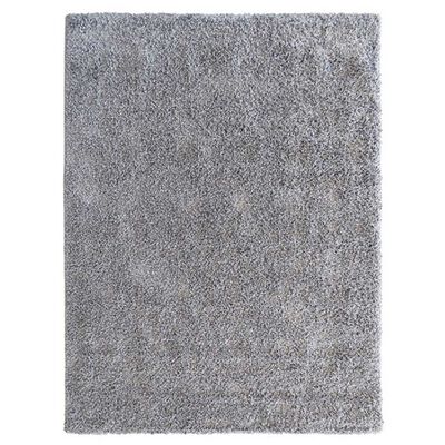 Alfombra Shaggy Idetex Lisa Gris 133 x 180 cm