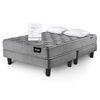 Juegos de Dormitorio Cama Europea Cannon Stout 2 Plazas + 2 Almohadas + 1 Cubrecolchón