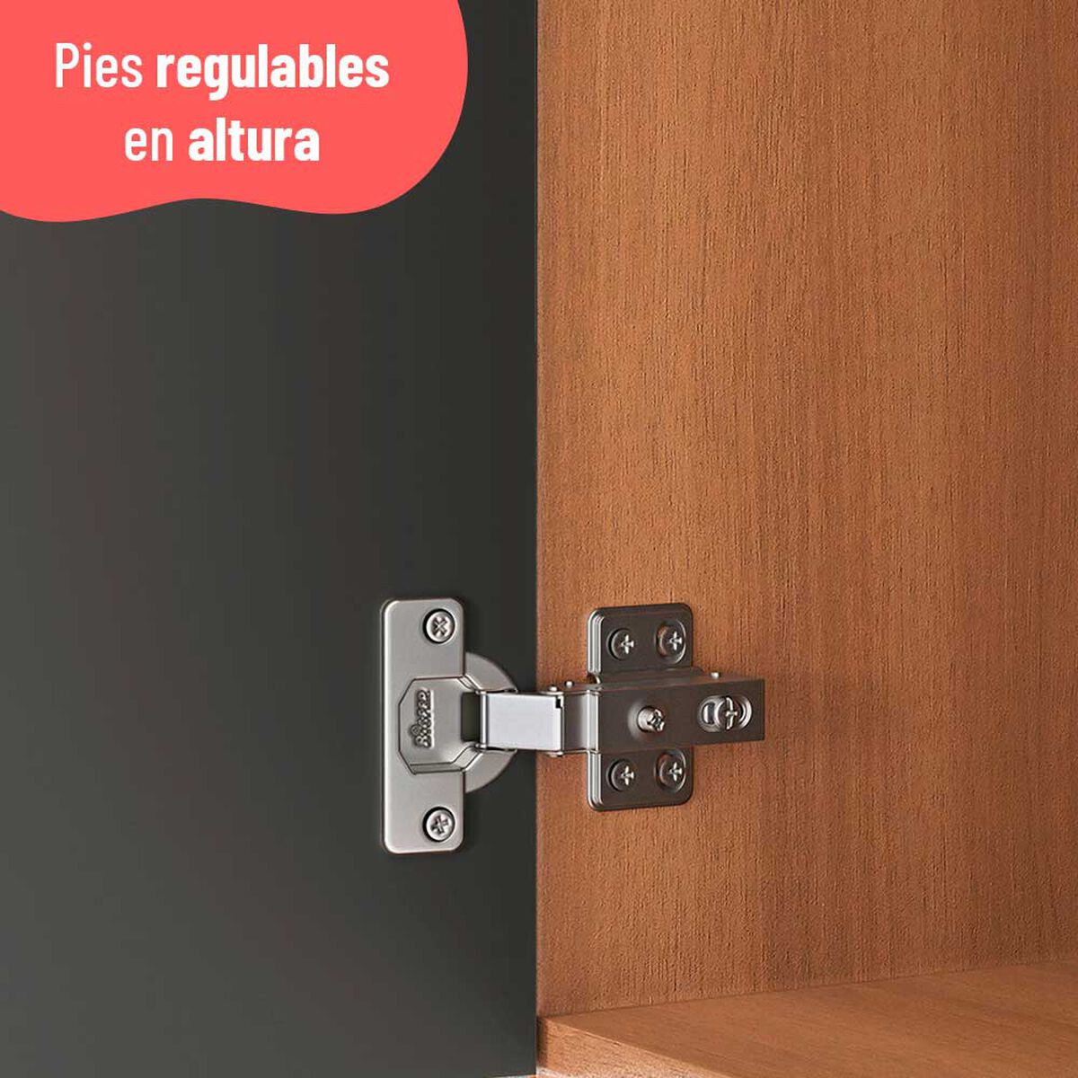 Mueble de Cocina Roca Macadamia Canela Grafito 1 Cajón 4 Puertas