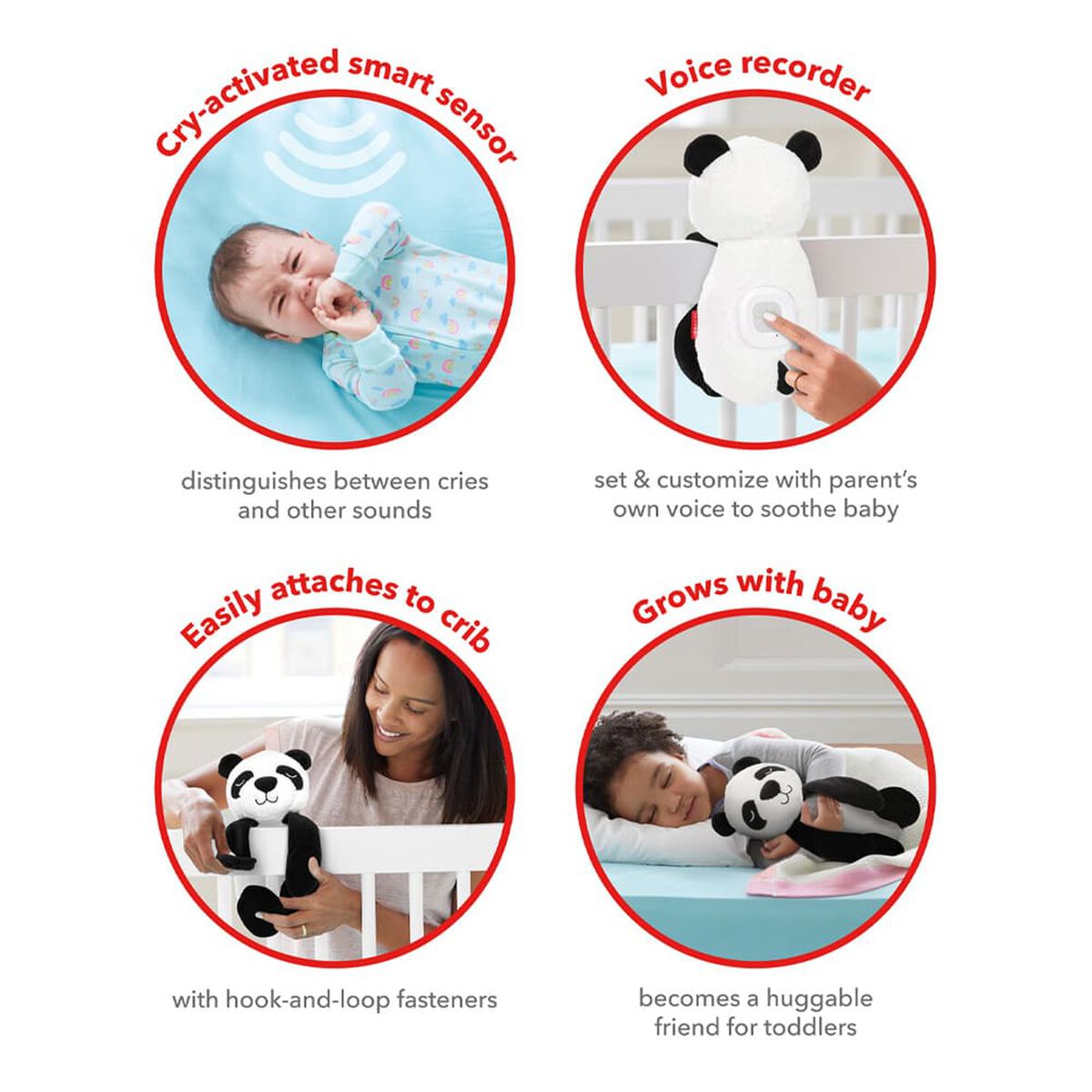 Cry-Activated Soother Panda