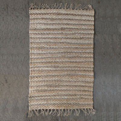 Alfombra Jute Idetex Braided Kaya 70x200 cm Gris
