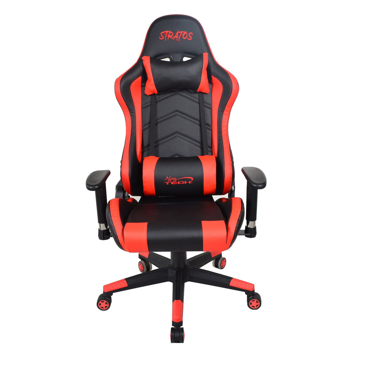 Silla Gamer Stratos Roja + Alfombra Njoytech