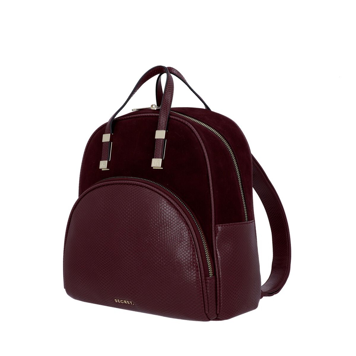 Mochila de Mujer Secret Zagreb SC7 Mediana Burdeo