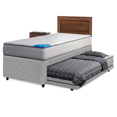 Diván Flex 1 Plaza Urbano  + Respaldo + Velador Asturia