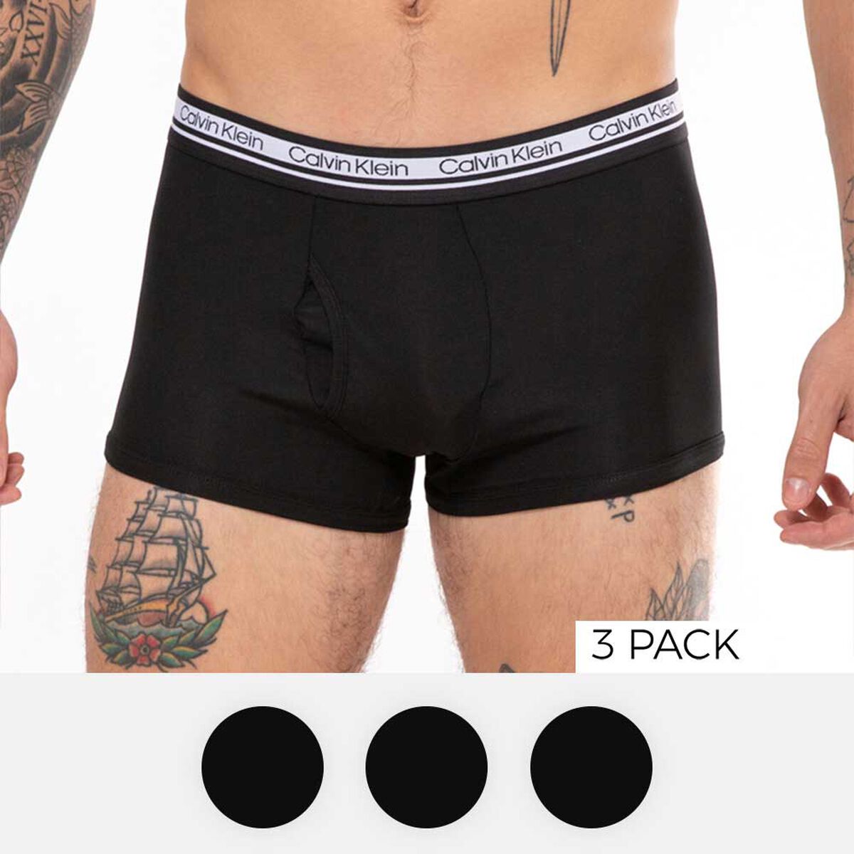 Pack 3 Bóxer Regular Hombre Calvin Klein