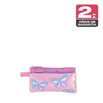 Estuche Xtrem Trinity 6XT Mariposas Rosado/Morado