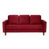 Sof&aacute; Latam Home Venecia 3 Cuerpos Rojo