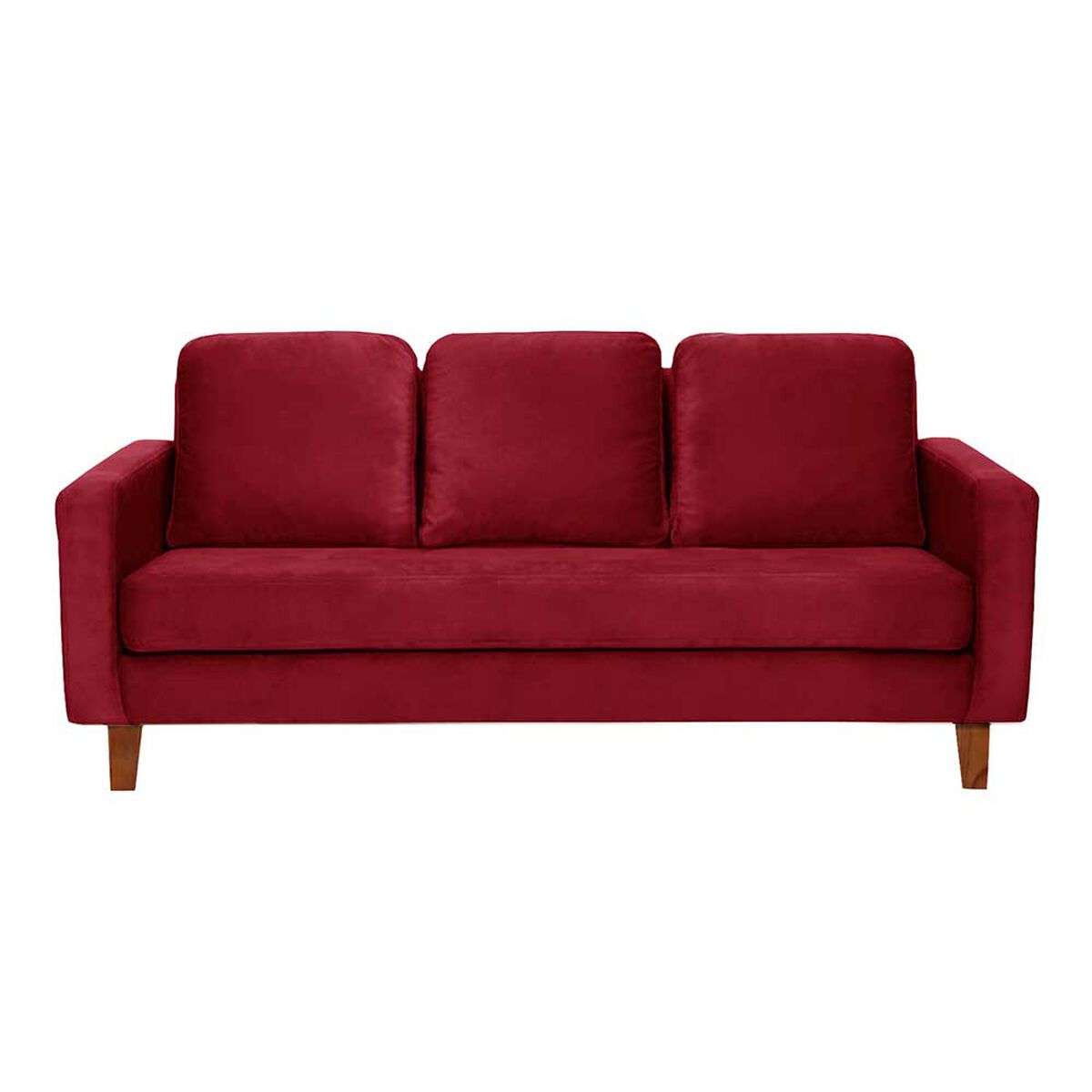 Sof&aacute; Latam Home Venecia 3 Cuerpos Rojo