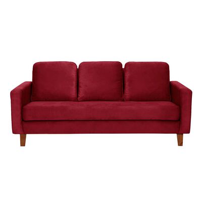 Sofá Latam Home Venecia 3 Cuerpos Rojo
