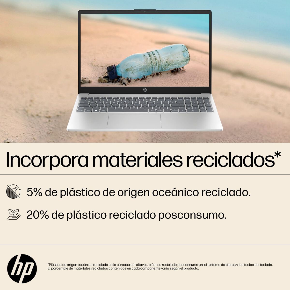 Notebook HP 15-fc0079la Ryzen 5 8GB 512GB 15,6 " Plateado