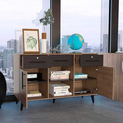 Imagen 2 del producto Armario Archivador Bilbao 2 Puertas - Miel / Wengue