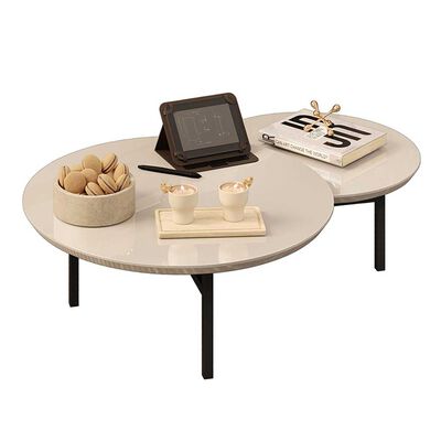 Mesa de Centro Vekkahome Charlotte Beige