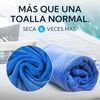 Pack 2 Toallas Microfibra Terry Azul Pro Outdoor