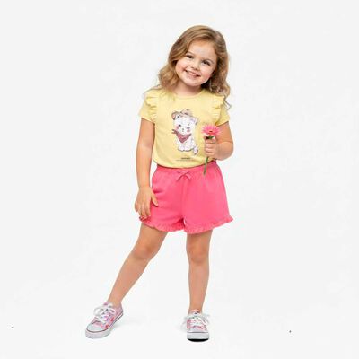 Polera Manga Corta Niña Chess Baby