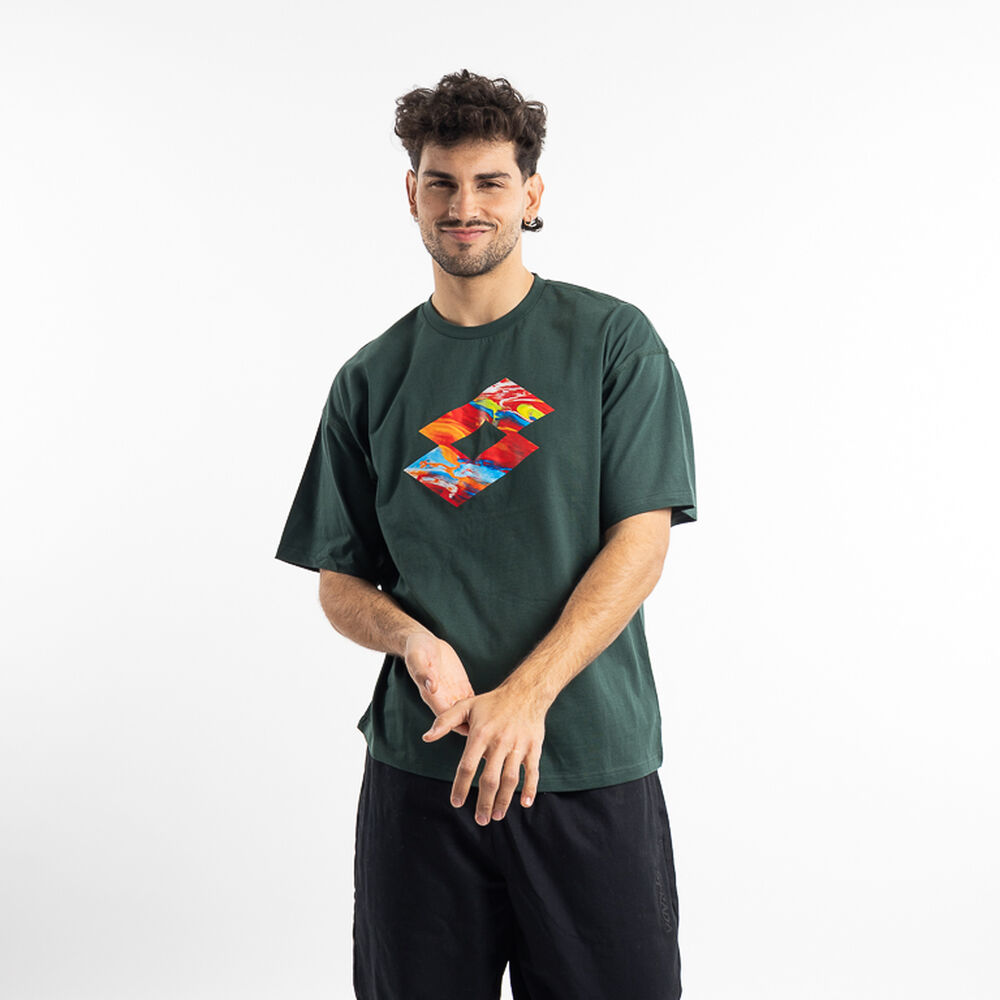 Polera Oversize Print Hombre Lotto Strada