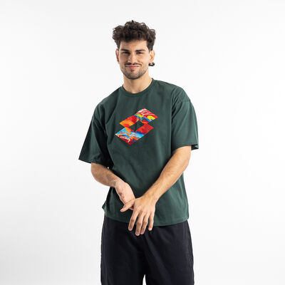 Polera Oversize Print Hombre Lotto Strada