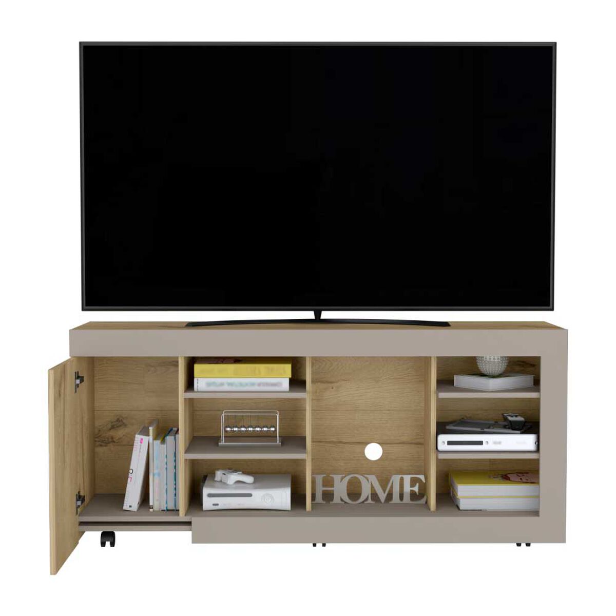 Rack TV TuHome Solaris Hasta 65" Duna Taupe