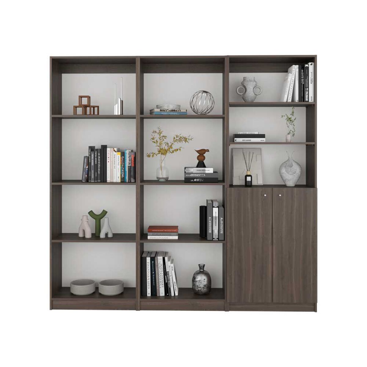 Set 3 Estantes Tuhome Home E 2 Puertas Milan